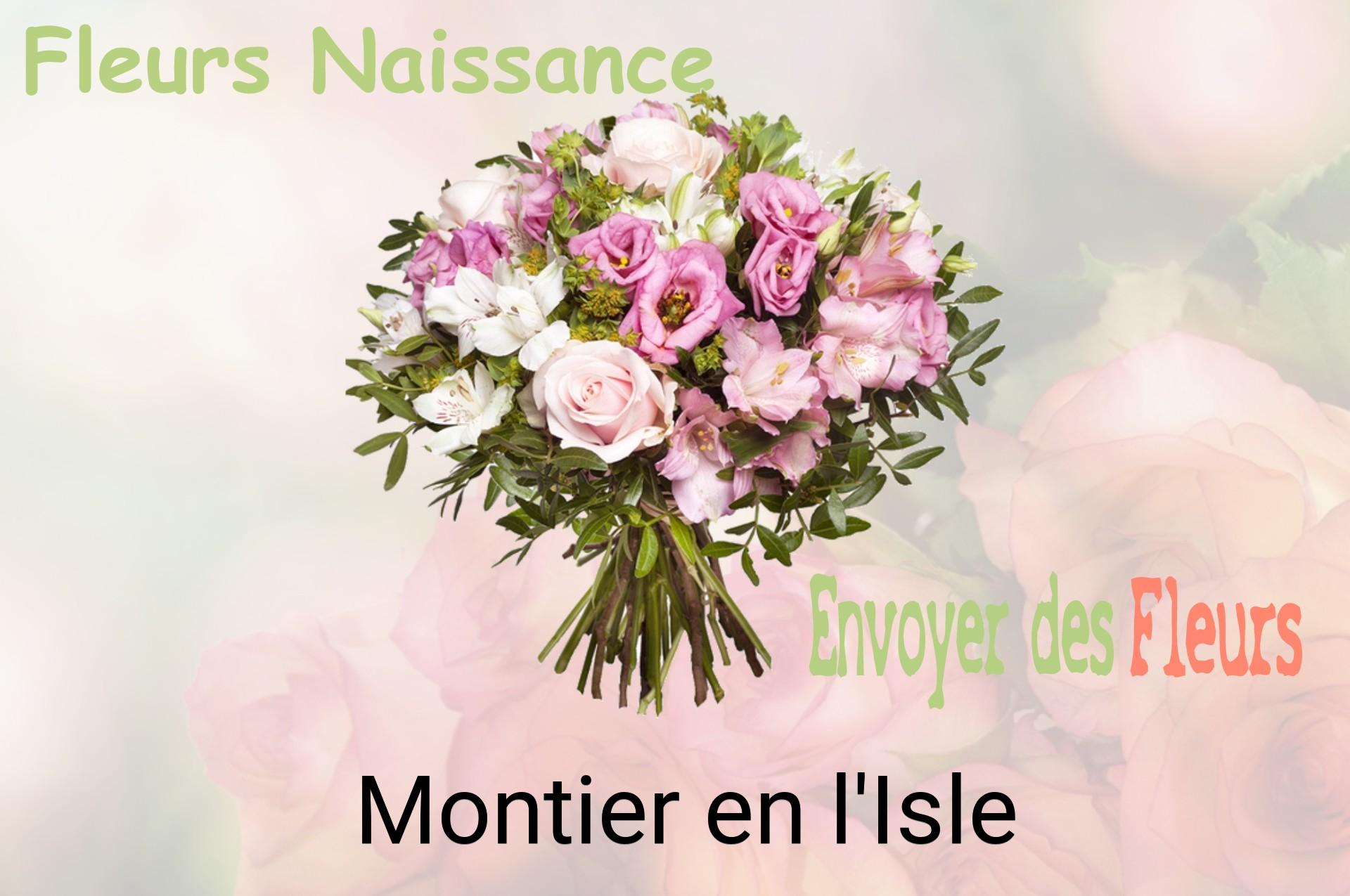 Bouquet de fleurs de naissance livré à Montier-en-l'Isle